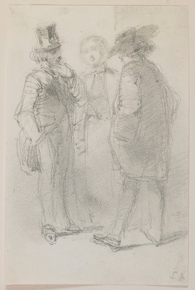 Whistler mit Freunden, 1858 von James Abbott McNeill Whistler